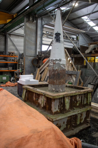 2025 productiehal belijning blokken poeren balken grenspaal LR 52