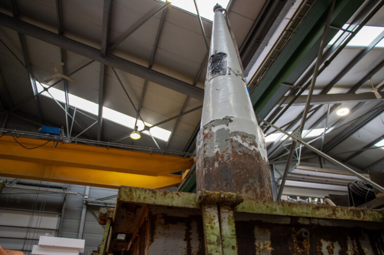 2025 productiehal belijning blokken poeren balken grenspaal LR 54