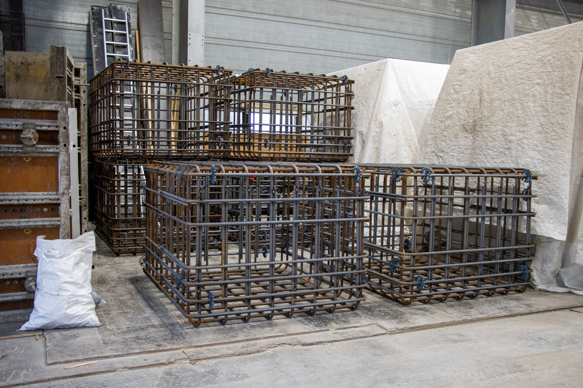 Betonstaal voor fundatieblokken - ballastblokken